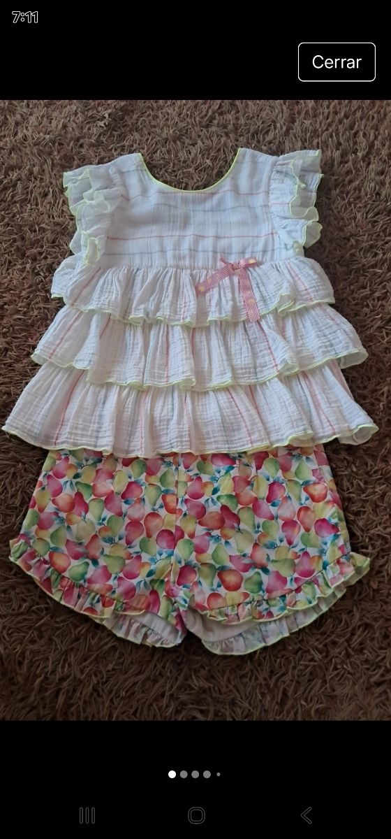 Conjunto niña verano - 12 años 