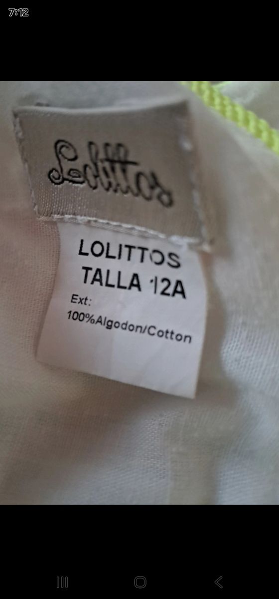 Conjunto niña verano - 12 años 