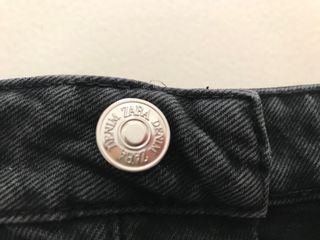 Mini Falda Vaquera Negra Zara