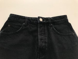 Mini Falda Vaquera Negra Zara