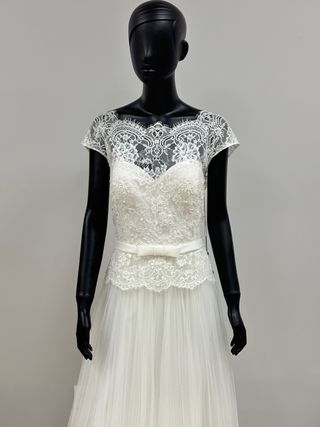 Vestido novia 46/48 encaje