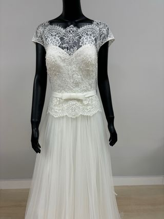 Vestido novia 46/48 encaje