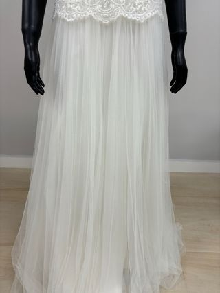 Vestido novia 46/48 encaje
