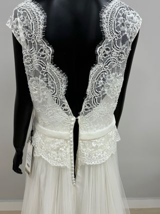 Vestido novia 46/48 encaje