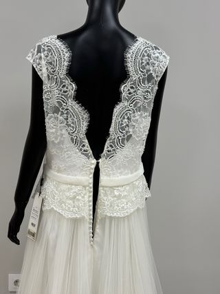 Vestido novia 46/48 encaje