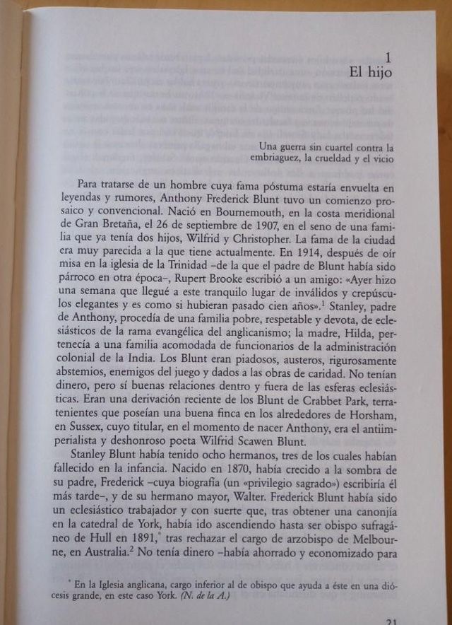 ANTHONY BLUNT EL ESPIA DE CAMBRIDGE MIRANDA CARTER