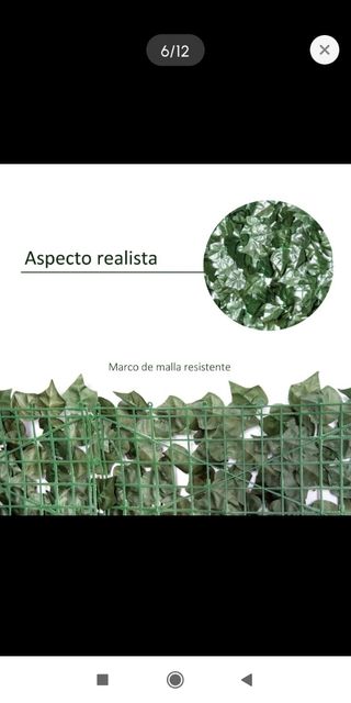 Seto artificial - Rollo ocultación verde
