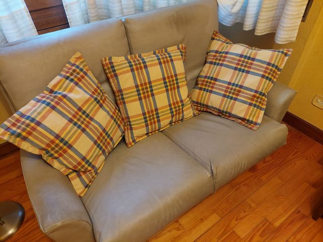 Cojines estiloso, algodón, beige