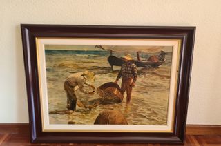 Pintura al óleo: "Los pescadores
valencianos" 