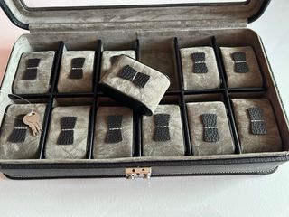 Estuche 12 relojes - Piel