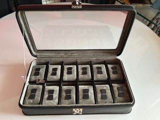 Estuche 12 relojes - Piel
