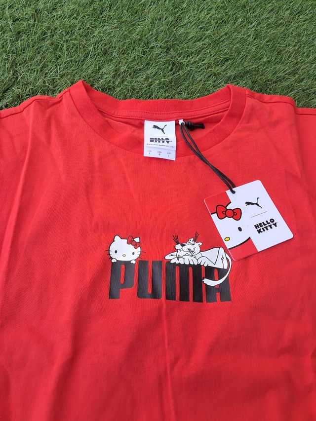 Camiseta Puma Hello Kitty roja - Talla L