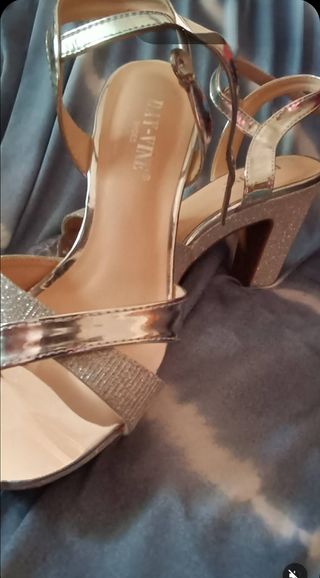 Zapatos D'Orsay Plata - Fiesta