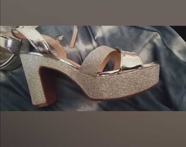 Zapatos D'Orsay Plata - Fiesta