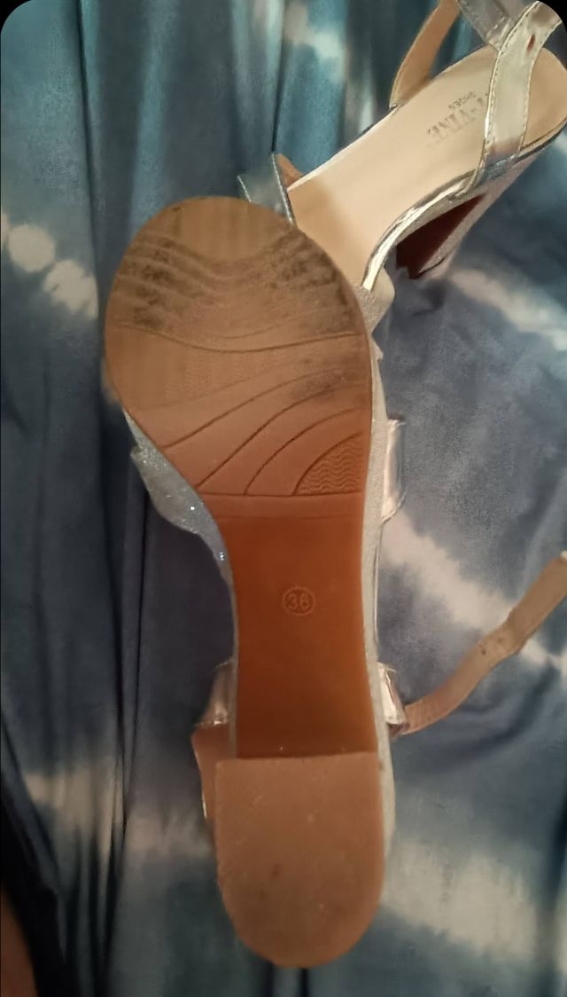 Zapatos D'Orsay Plata - Fiesta