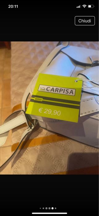 Borsa Carpisa bianca - Tracolla