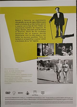 DVD El alegre divorciado - Paco Martínez Soria