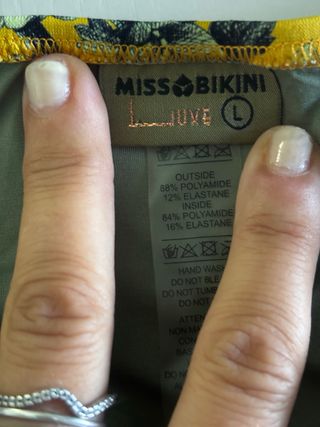 Bikini Miss Bikini Luxe giallo Tg.L