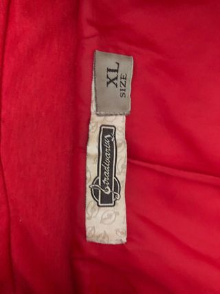 Abrigo rojo Stradivarius - Talla XL