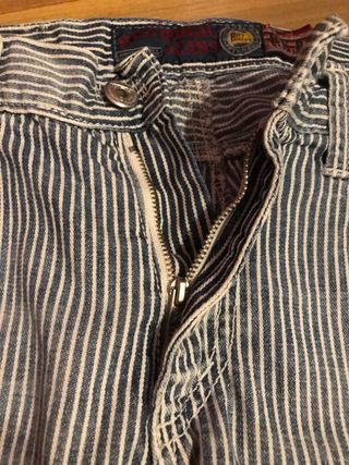 Pantaloncini Roy Rogers blu a righe