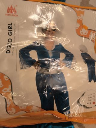 Disfraz Disco Girl 7-10 años