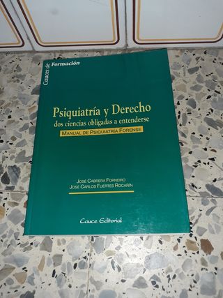 Manual de Psiquiatría Forense 1998.en buen estado.