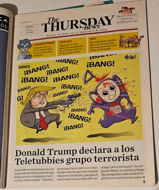 Revista El Jueves Donald Trump