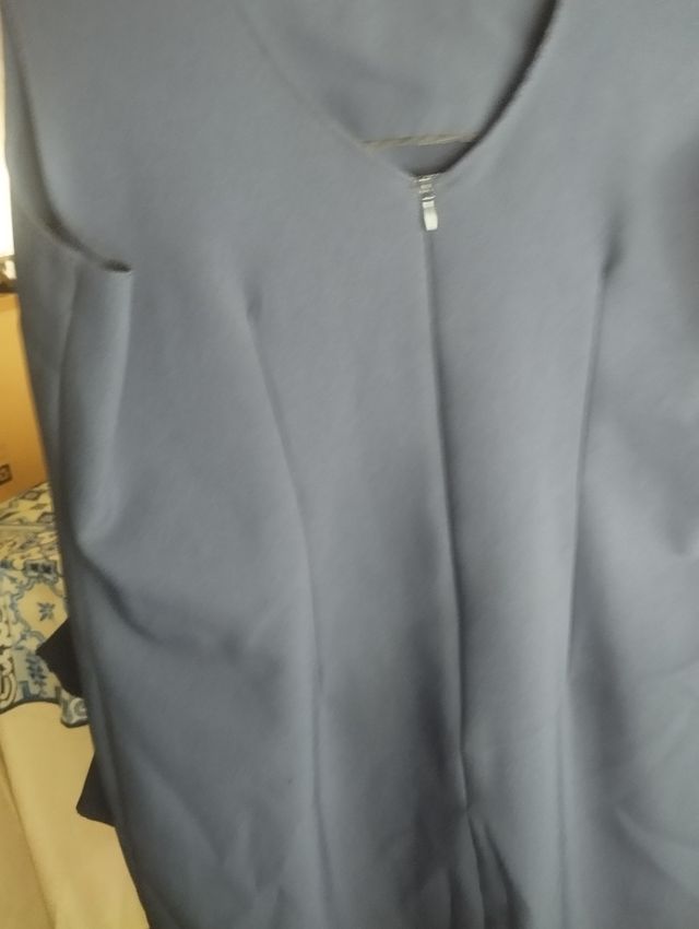 Azul marino de mujer t 52 con chaqueta transparent