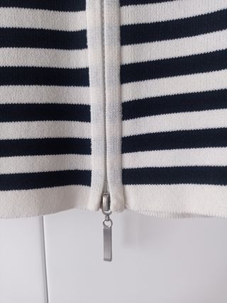 Camiseta rayas mujer cremallera