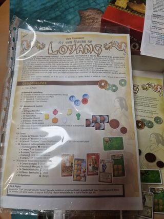 A las puertas de Loyang. Juego de mesa