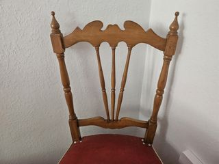 Conjunto mesa y 4 sillas vintage