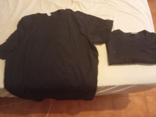 2 Camisetas azul marino manga corta
