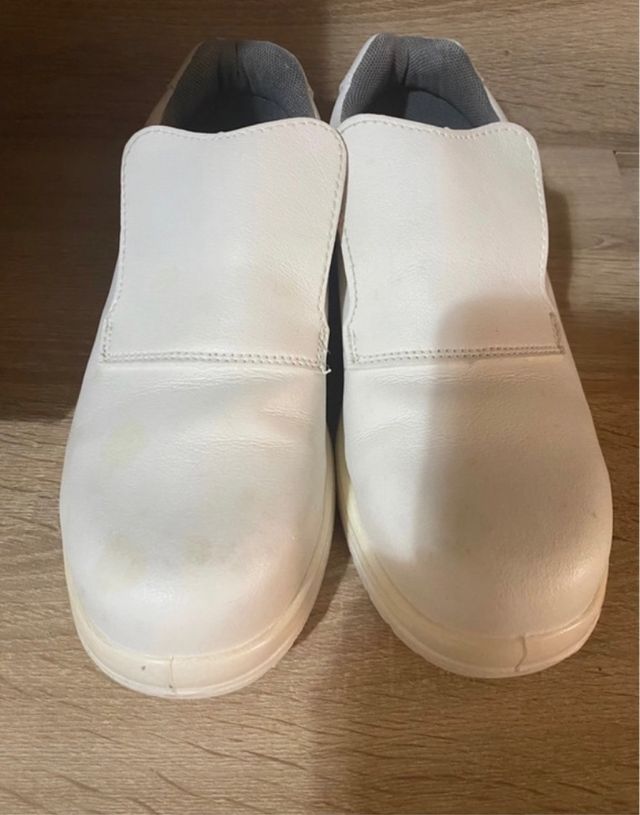 Zapatos seguridad blancos