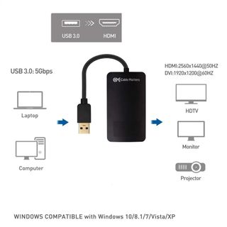 Adaptador USB 3.0 a HDMI - Cable Matters