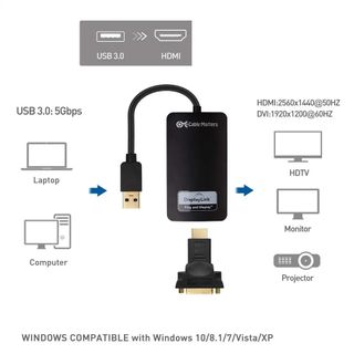 Adaptador USB 3.0 a HDMI - Cable Matters