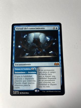 Carta Magic: Virtud del Conocimiento