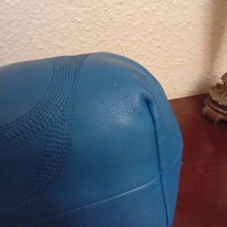 Bolso Purificación García azul de piel