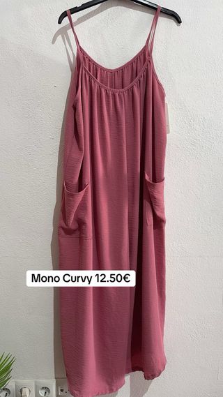 Vestido Mono Curvy rosa - 