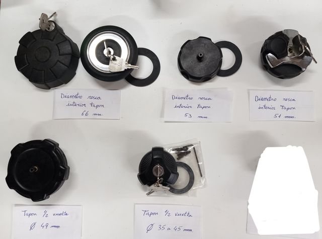 Tapones gasolina varios diámetros