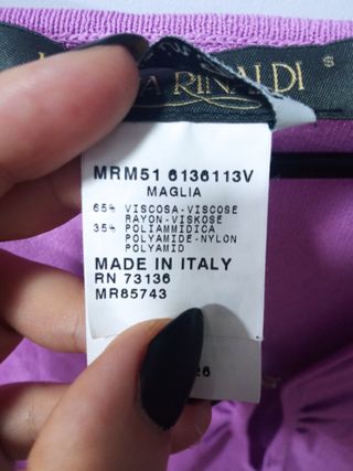 Jersey Lila Marina Rinaldi Talla S