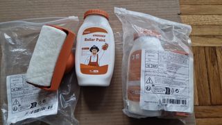 2x Pintura Roller + Rodillo
