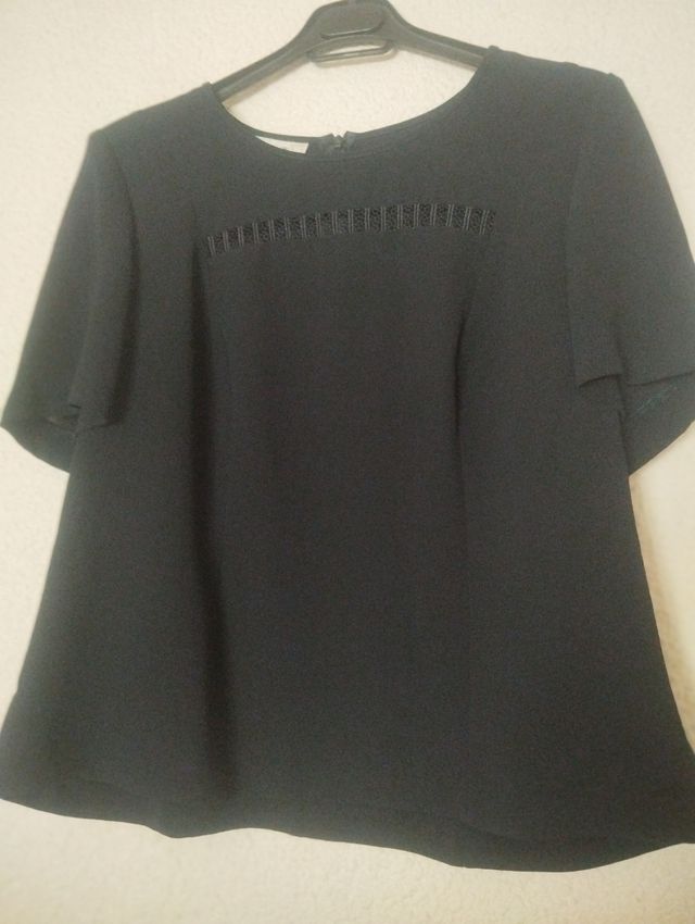 Traje chaqueta mujer azul marino 3 piezas 1 uso