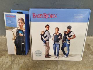 Mochila Babybjörn portabebés + funda polar