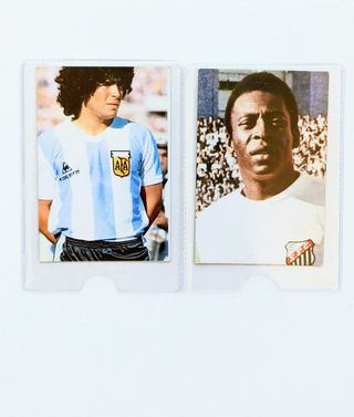 MARADONA Y PELE PORTA DEL MUNDIAL 82