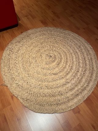 Alfombra redonda esparto