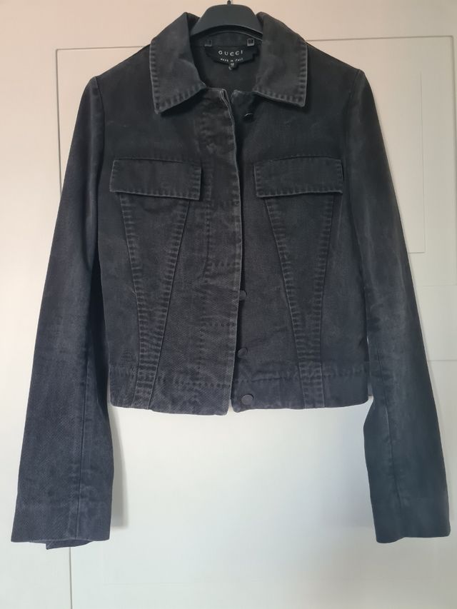 Giacca jeans Gucci nera