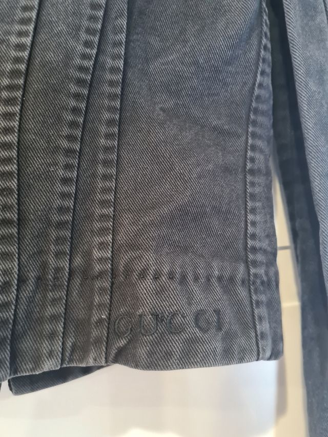 Giacca jeans Gucci nera