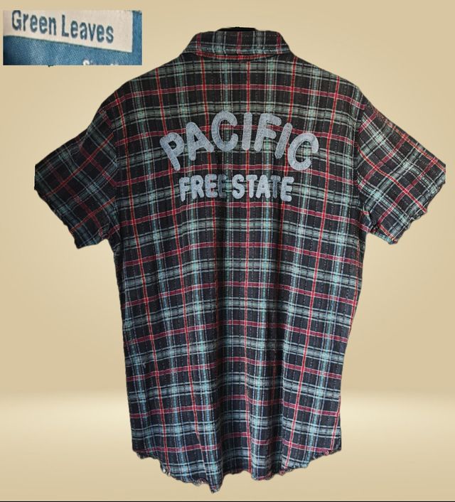 Camisa Green Leaves, hombre, t. M