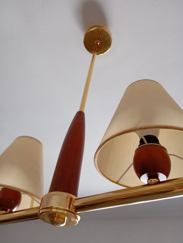 Lampada da soffitto vintage 4 luci