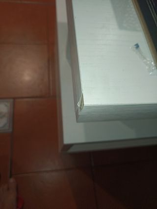 Mesa centro blanca - madera